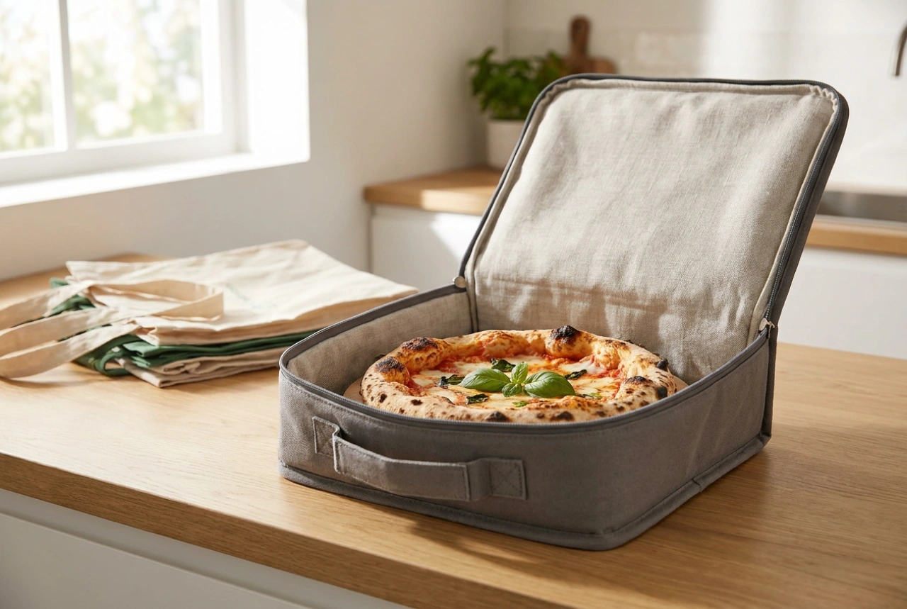 Jak používat termotašku na pizzu bez provlhnutí kartonu