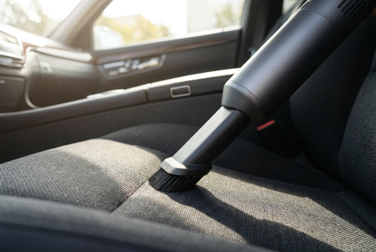 Jak účinně vysát auto akumulátorovým vysavačem