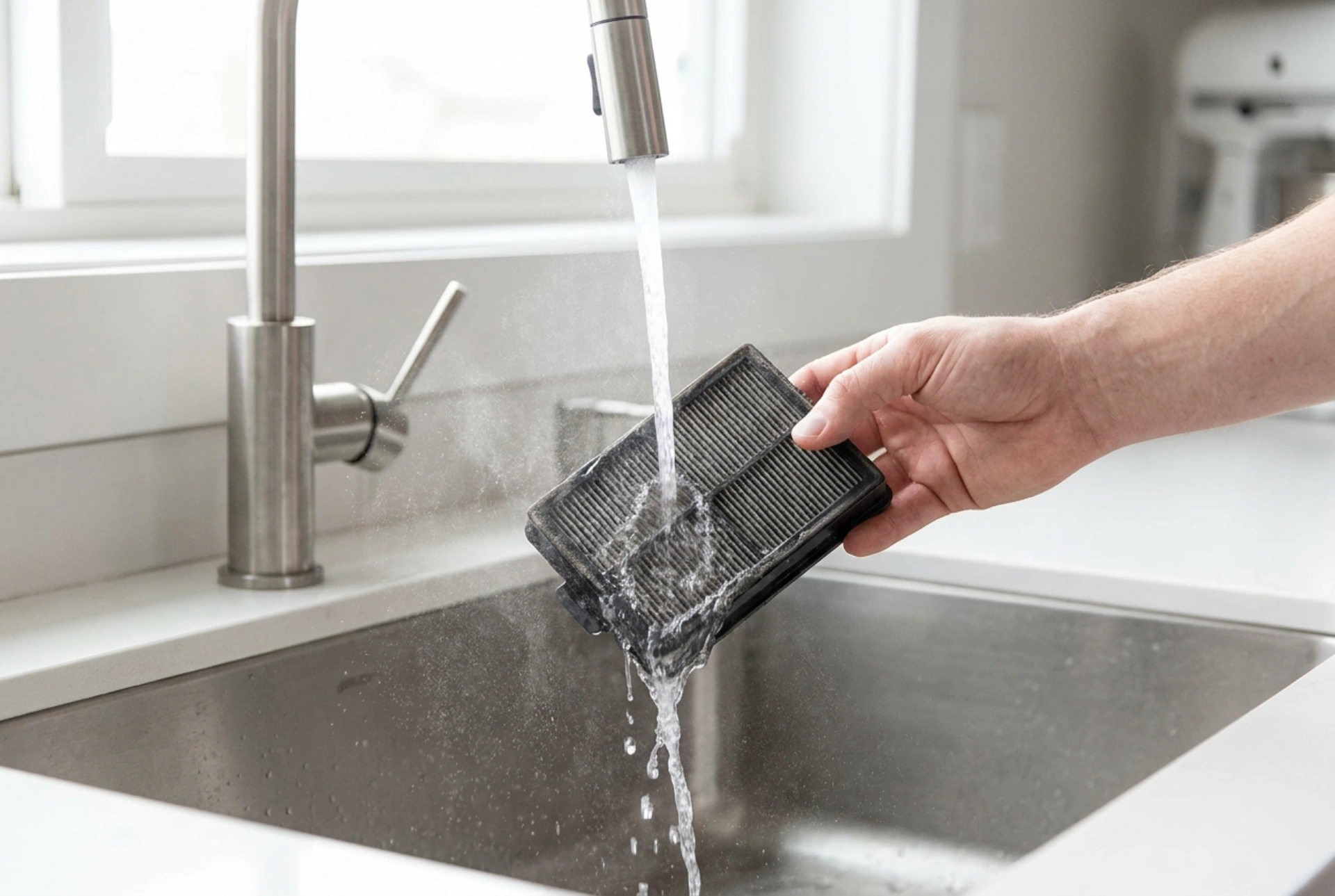 Proč automatický oklep filtru pomáhá při jemném prachu