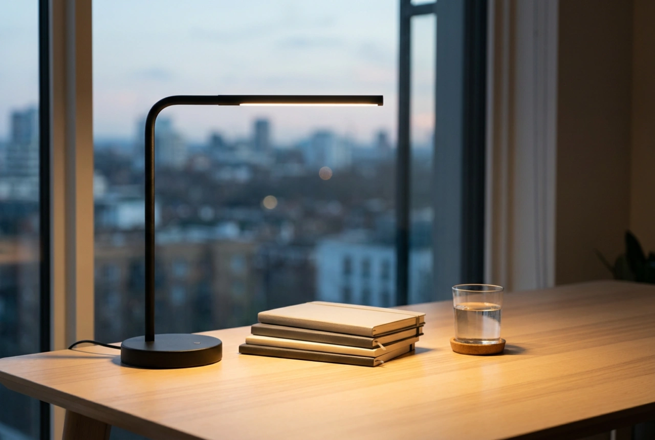Jak vybrat černou stolní lampu pro práci po setmění