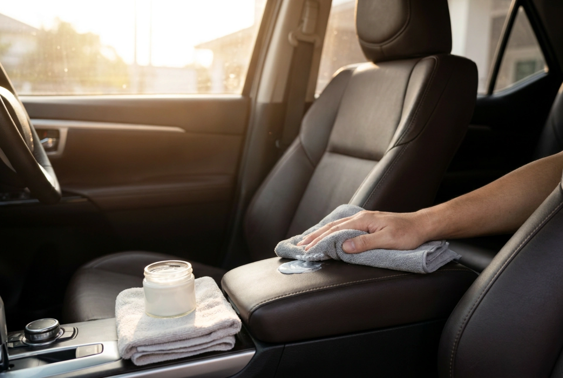 Ověřený postup pro správné čištění a impregnaci kožených autosedaček